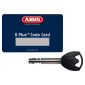 ANTIVOL A CHAINE ABUS GRANIT 58HBIII 1.20M MAILLON DIAM 12 mm AVEC LASSO AVEC U 84 x 100 mm (DIAM 18 mm) (CLASSE SRA) 4003318328701