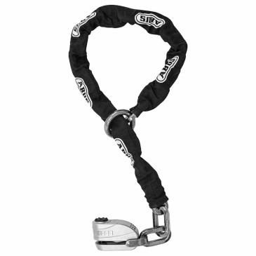 ANTIVOL A CHAINE ABUS GRANIT DETECTO XPLUS 1.20M MAILLON DIAM 12 mm AVEC LASSO AVEC BLOQUE DISQUE ALARME SONORE 100Db (DIAM 16 mm) (CLASSE SRA) 4003318766992