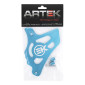 CACHE PIGNON 50 A BOITE ARTEK POUR MINARELLI 50 AM6/BETA 50 RR/RIEJU 50 MRT/SHERCO 50 SM-R, SE-R ALU CNC BLEU 3700948292334
