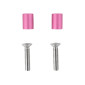 CACHE PIGNON 50 A BOITE ARTEK POUR MINARELLI 50 AM6/BETA 50 RR/RIEJU 50 MRT/SHERCO 50 SM-R, SE-R ALU CNC ROSE 3700948292358