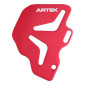 REAR BRAKE CYLINDER PROTECTION PLATE 50 WITH ARTEK UNIVERSAL BOX 40-50 mm CNC ALU RED 3700948292402