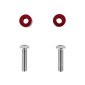 REAR BRAKE CYLINDER PROTECTION PLATE 50 WITH ARTEK UNIVERSAL BOX 40-50 mm CNC ALU RED 3700948292402