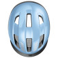 CASQUE VELO ADULTE ABUS URBAIN PURL-Y ACE BLEU GLACIER ECLAIRAGE INTEGRE TAILLE S (51-55cm) REGLAGE MOLETTE (COMPATIBLE S-PEDELEC) 4003318979231