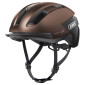 CASQUE VELO ADULTE ABUS URBAIN PURL-Y ACE MARRON ECLAIRAGE INTEGRE TAILLE S (51-55cm) REGLAGE MOLETTE (COMPATIBLE S-PEDELEC) 4003318979149