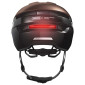 CASQUE VELO ADULTE ABUS URBAIN PURL-Y ACE MARRON ECLAIRAGE INTEGRE TAILLE S (51-55cm) REGLAGE MOLETTE (COMPATIBLE S-PEDELEC) 4003318979149