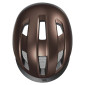 CASQUE VELO ADULTE ABUS URBAIN PURL-Y ACE MARRON ECLAIRAGE INTEGRE TAILLE S (51-55cm) REGLAGE MOLETTE (COMPATIBLE S-PEDELEC) 4003318979149