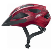 CASQUE VELO ADULTE ABUS MACATOR ROUGE BORDEAUX TAILLE S (51-55cm) REGLAGE MOLETTE 4003318872358