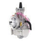 CARBURATEUR TYPE PWK 28 SILVER A BOISSEAU PLAT AVEC POWER JET + STARTER TIRETTE -P2R- 3700948110737