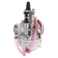 CARBURATEUR TYPE PWK 28 SILVER A BOISSEAU PLAT AVEC POWER JET + STARTER TIRETTE -P2R- 3700948110737