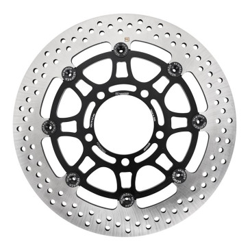 BRAKE DISC FOR KAWASAKI 650 ER-6N-ER-6F 2006>2016, 650 KLE VERSYS 2007>2017, 750 Z 2007>2012, 600 ZX-6 R 2007>2012 (EXT Ø 300mm - INT Ø 100mm - 5 holes) (DF5303EF) -NEWFREN- 8025832383239