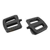 PEDALE CARGO / E-BIKE ROULEMENT NEWTON CORPS ET CAGE RESINE NOIR AVEC GRIP 9/16" (PAIRE) 112x115mm 3700948297988