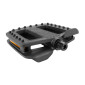 PEDALE CARGO / E-BIKE ROULEMENT NEWTON CORPS ET CAGE RESINE NOIR AVEC GRIP 9/16" (PAIRE) 112x115mm 3700948297988