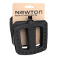 PEDALE CARGO / E-BIKE ROULEMENT NEWTON CORPS ET CAGE RESINE NOIR AVEC GRIP 9/16" (PAIRE) 112x115mm 3700948297988