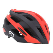 CASQUE VELO ADULTE GES ICON-12 ROUTE/GRAVEL NOIR/ROUGE IN-MOLD TAILLE 58-62 FIT-SYSTEM (VENDU EN BOITE) - 21 AERATIONS (OFFRE SPECIALE) 8435274962075