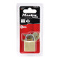 CADENAS A CLE MASTERLOCK LAITON ANSE ACIER CEMENTE LARGEUR 30mm, ANSE 16mm, DIAM 5mm (DOUBLE VERROUILLAGE) 3520190092922