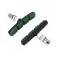 PORTE PATIN FREIN V-BRAKE A VIS SYMETRIC MARWI 75mm NOIR (PAIRE SUR CARTE) 8590966460014