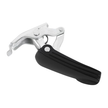 REPOSE PIED PASSAGER GAUCHE ORIGINE PIAGGIO 125-300 GTS NOIR MAT 2003> -CM017206-