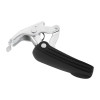 REPOSE PIED PASSAGER GAUCHE ORIGINE PIAGGIO 125-300 GTS NOIR MAT 2003> -CM017206-