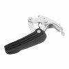 REPOSE PIED PASSAGER DROIT ORIGINE PIAGGIO 125-300 GTS NOIR MAT 2003> -CM017207-