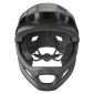 CASQUE VELO ENFANT ABUS VELOURS NOIR TAILLE S (48-55cm) REGLAGE MOLETTE 4003318034190
