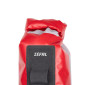 SACOCHE DE FOURCHE VELO ZEFAL Z ADVENTURE DRY BAG ROUGE ETANCHE FIXATION SANGLES AUTO-AGRIPPANTES / CLIPS (Lg28.5cm - 4LITRES) CHARGE MAXI 2.5kgs (SUPPORT FIXATION NON INCLUS REF: 199763) 3420586603148