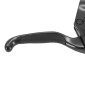 LEVIER DE FREIN VAE / E-BIKE ALU NOIR/ARGENT (LONGUEUR CABLE 300 mm) (PAIRE) -P2R- 3700948293058