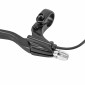 LEVIER DE FREIN VAE / E-BIKE ALU NOIR/ARGENT (LONGUEUR CABLE 300 mm) (PAIRE) -P2R- 3700948293058