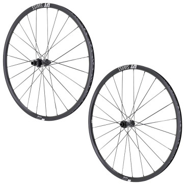 ROUES ROUTE / GRAVEL DISQUE 700 DT SWISS ROAD PACK P1600/23 TUBELESS CENTERLOCK 12/142 ET 12/100mm XDR 12V NOIR (HAUTEUR 23mm) JANTE 22C (VENDU A LA PAIRE) + KIT TUBELESS + PLAQUETTES DE FREIN 3700948302613