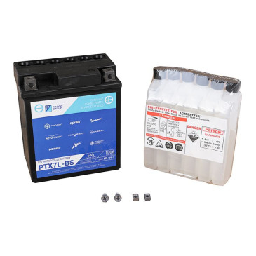 BATTERIE 12V 6 Ah PTX7L-BS ORIGINE PIAGGIO LIBERTY 50/125 I GET 2015-2019 -1D001213-