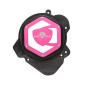 CARTER ALLUMAGE 50 A BOITE KRM PRO RIDE POUR DERBI 50 SENDA 2006>, GPR 2006>/GILERA 50 SMT, RCR/APRILIA 50 RS4, RX, SX (MOTEUR DERBI) NOIR/ROSE (PARTIE ALU REVERSIBLE) 3760382283909