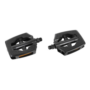 PEDALE CITY MARWI NOIR SP-890 SANDBLOCK RESINE FILETAGE 1/2" (PAIRE SUR CARTE) - QUALITE PREMIUM 8590966880850