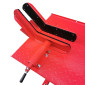PONT/TABLE ELEVATEUR/ELEVATRICE MOTO UNIVERSEL ACIER ROUGE PLATEAU 180x60 cm HAUTEUR MINI 21 CM - HAUTEUR MAXI 71 cm (CHARGE MAXI 450 kg) 3700948219294