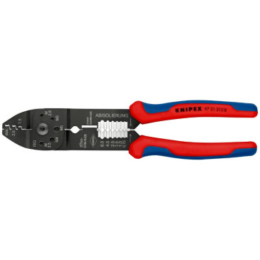 PINCE A SERTIR UNIVERSELLE PRO KNIPEX COMPACT PRECIFORCE 230mm (97 21 215) -MADE IN GERMANY- 4003773019688