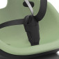 PORTE BEBE/SIEGE ENFANT ARRIERE PRODIGEE ICON A FIXER SUR CADRE NOIR COUSSIN VERT JADE AVEC SERRURE (JUSQU'A 22 kg MAX) (HOMOLOGUE CE EN 14344) 8020092012585