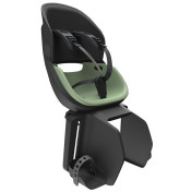 PORTE BEBE/SIEGE ENFANT ARRIERE PRODIGEE ICON A FIXER SUR PORTE BAGAGE FIXATION ETAU NOIR COUSSIN VERT JADE AVEC SERRURE (JUSQU'A 22 kg MAX) (HOMOLOGUE CE EN 14344) 8020092012639