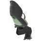 PORTE BEBE/SIEGE ENFANT ARRIERE PRODIGEE ICON A FIXER SUR PORTE BAGAGE FIXATION ETAU NOIR COUSSIN VERT JADE AVEC SERRURE (JUSQU'A 22 kg MAX) (HOMOLOGUE CE EN 14344) 8020092012639