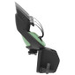 PORTE BEBE/SIEGE ENFANT ARRIERE PRODIGEE ICON A FIXER SUR PORTE BAGAGE FIXATION ETAU NOIR COUSSIN VERT JADE AVEC SERRURE (JUSQU'A 22 kg MAX) (HOMOLOGUE CE EN 14344) 8020092012639