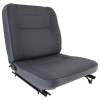 RIGHT FRONT SEAT- GREY "PIAGGIO GENUINE PART" PORTER -CM281502-