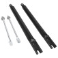 FOURREAU DE FOURCHE CYCLO ADAPTABLE PEUGEOT 103 MVL NOIR (COMPLET) (PAIRE) -SELECTION P2R- 3700948302200