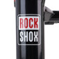 FOURCHE VTT 26 " ROCKSHOX 30 SILVER TK NOIR COMPATIBLE FREIN A DISQUE ET V-BRAKE PIVOT LISSE 1"1/8-28,6 EXTERIEUR REGLABLE/BLOCABLE AU GUIDON DEB. 100mm - ROUE BLOCAGE RAPIDE (OFFRE SPECIALE) 710845799518