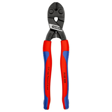 PINCE COUPE BOULON PRO KNIPEX COMPACT COBOLT 200mm NOIR ANTIROUILLE POUR EPAISSEUR MATERIAU DE 3,6 A 6,0mm AVEC POIGNEE ERGONOMIQUE (71 02 200) -MADE IN GERMANY- 4003773047056