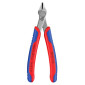 PINCE COUPANTE PRO KNIPEX SUPER KNIPS 125mm CHROME ULTRA FINE POUR ELECTRONIQUE ET MECANIQUE DE PRECISION AVEC POIGNEE ERGONOMIQUE (78 03 125) -MADE IN GERMANY- 4003773035381