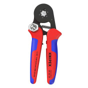 PINCE A SERTIR PRO KNIPEX AUTO-AJUSTABLE POUR EMBOUT DE CABLE 180mm AVEC POIGNEE ERGONOMIQUE (97 53 14) -MADE IN GERMANY- 4003773041474