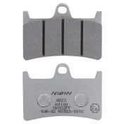 PLAQUETTE DE FREIN NISSIN POUR YAMAHA 560 TMAX 2020> AV, 530 TMAX 2012>2019 AV, 500 TMAX 2008>2011 AV, 700 MT-07 2014> AV, 900 MT-09 2017> AV, 1000 MT-10 2016> AV (A0100) (SEMI METAL) -ECE R90- 4044079100540