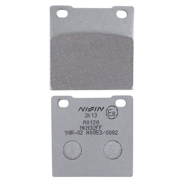 PLAQUETTE DE FREIN NISSIN POUR SUZUKI 600 GSF BANDIT 1995>2004 AR, 650 SV 1999>2002 AR, 750 GSX F 1989>2006 AR (2P-213NS) (SEMI METAL) 4044079100571