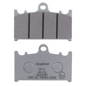 PLAQUETTE DE FREIN NISSIN POUR KAWASAKI 600 ZX-6R NINJA 1993>1997 AV / SUZUKI 1250 GSF BANDIT 2007>2018 AV, 750 GSX-R 2000>2003 AV (L 70mm - H 46mm - P 8mm) (A0130) (SEMI METAL) -ECE R90- 4044079100588