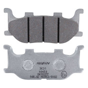 PLAQUETTE DE FREIN NISSIN POUR YAMAHA 500 TMAX 2004>2007 AV, 600 FZ6 R 2009>2014 AV, 400 MAJESTY 2005>2011 AV (A0450) (SEMI METAL) -ECE R90- 4044079100786