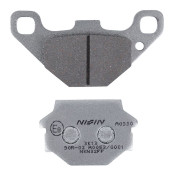 PLAQUETTE DE FREIN NISSIN POUR PEUGEOT DJANGO 125 ALLURE-EVASION-SPORT 2014> / KYMCO 125 AGILITY 2008>2012 (A0330) (SEMI METAL) -ECE R90- 4044079100700