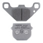 PLAQUETTE DE FREIN NISSIN POUR PEUGEOT 50 KISBEE AV, TKR AV, TREKKER AV/APRILIA 50-125 RS4 AR, 125 RX 2018> AR /DERBI 50 SENDA DRD RACING 2011> AR/FANTIC 50 CABALLERO AR (2P-237NS) (SEMI METAL) 4044079100717