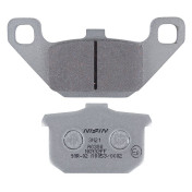 PLAQUETTE DE FREIN NISSIN POUR KAWASAKI 400-500 EN AV, 550-600-750-900-1000-1100 GPZ AV-AR, 750-800-1500 VN AV, 600-750-1100-1300 Z AV-AR (A0380) (SEMI METAL) -ECE R90- 4044079100724